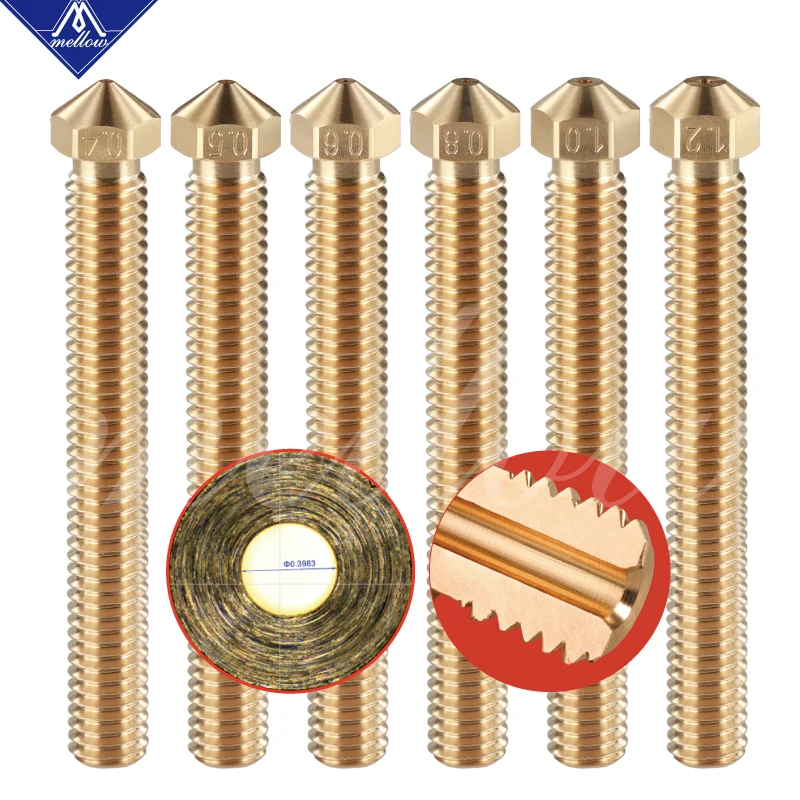 Ugello blocco termico Super Volcano riscaldatore 12V/24V 80W + termistore ATC Semitec 104GT-2 per stampante 3D V6 Super Volcano Hotend