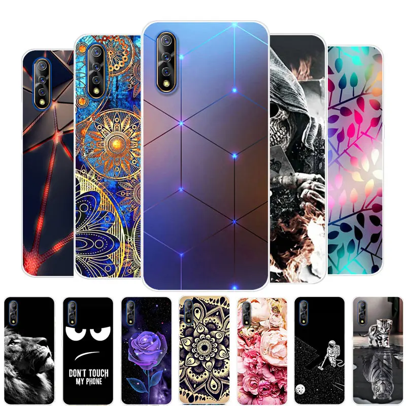 

For Vivo S1 Case Vivo S1 1907 Capa Cartoon Silicone TPU Soft Back Cover Phone Case For Vivo S1 S 1 VivoS1 6.38 inch Coque Bumper