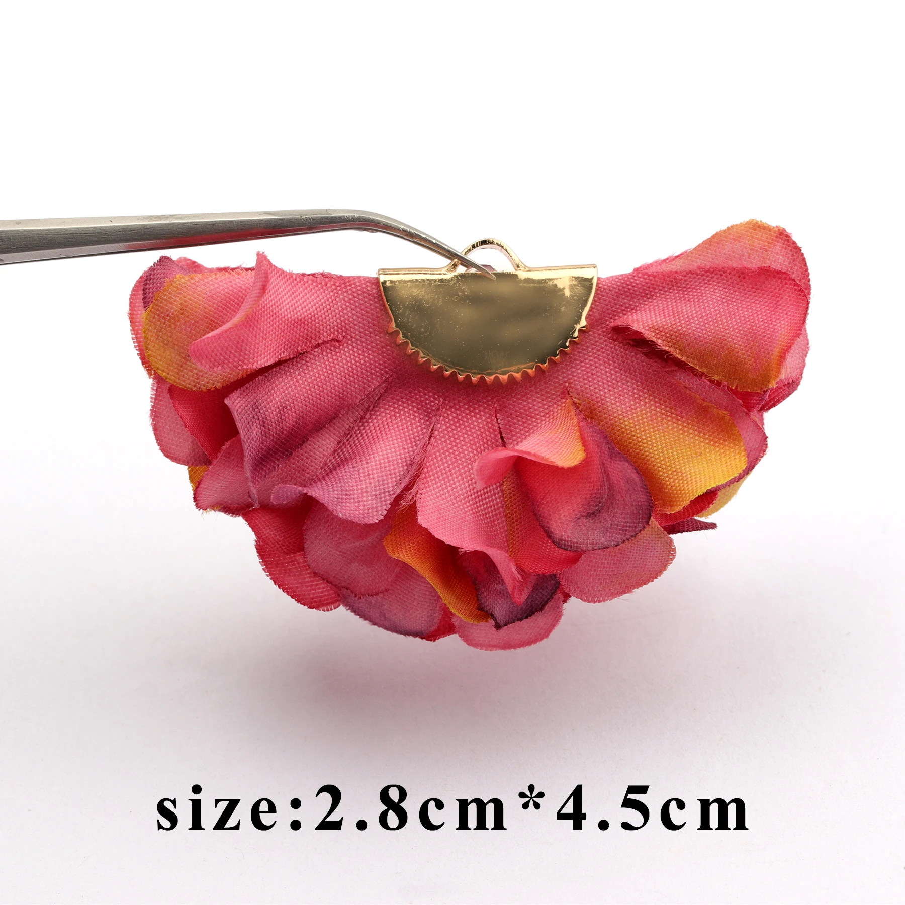 CHENGRUI F146, 보석 만들기, 공예 재료, 손으로 만든, diy 꽃 펜 던 트, 구리 금속, 공예 용품, 보석 만들기, 10 개/몫
