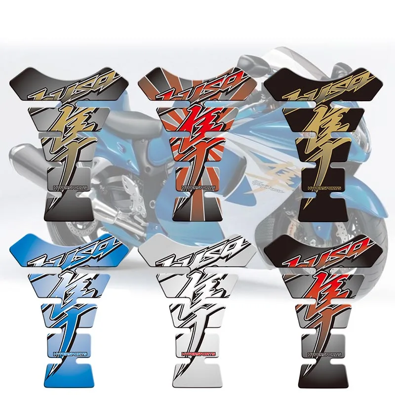 

Motorcycle 3D Fuel Tank Pad Protective Stickers Decals For Suzuki Hayabusa GSX1300R GSXR1300