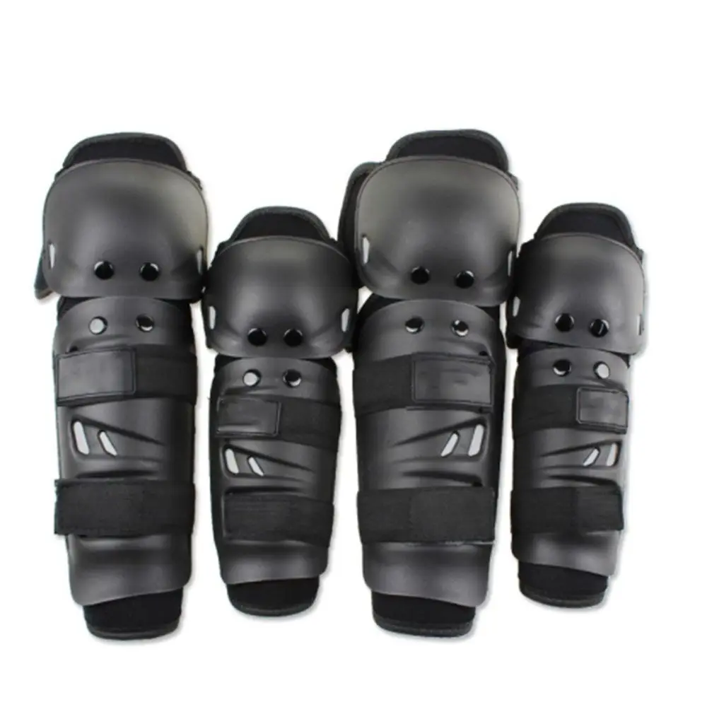 4pcs/set FX-25 Round Head Racing Car Knee Pads And Elbow Pads Set Cycling Equipment Protective Gear Four in one