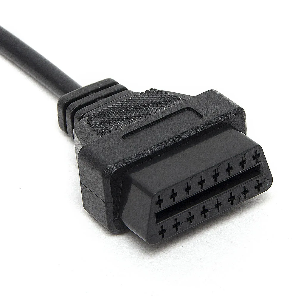 High Quality OBD2 Connector For Nissan 14 Pin-16 Pin OBD OBDII Adapter 14Pin Car Diagnostic Converter Tool