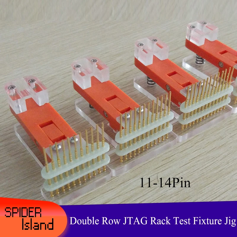 

Burning Fixture Clip Fixture Probe Debug Download Spring Pin 2.54mm Double Row JTAG Test fixture Jigs for Program Flash Burning