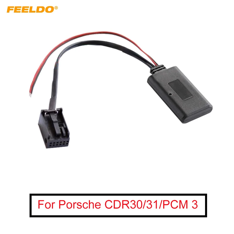 

FEELDO Car Aux-in Wireless Bluetooth Adapter Module Audio Receiver for Porsche CDR30/31/PCM CD/DVD Host AUX Cable