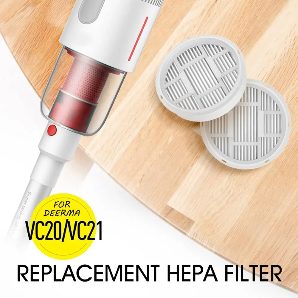 2 packs, suitable for Deerma vacuum cleaner accessories VC20 VC21 filter element filter HEPA Haipa filter