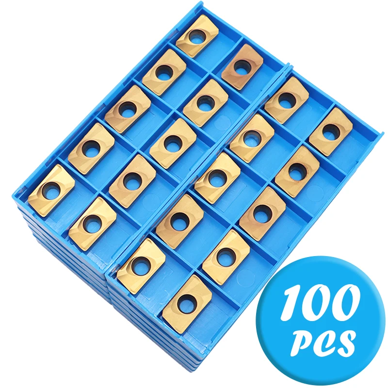 

APMT1604 H2 UE6020 100PCS Carbide Inserts APMT 1604 H2 Milling Blade Internal Turning Tool CNC Metal Lathe Cutting Tool Machine