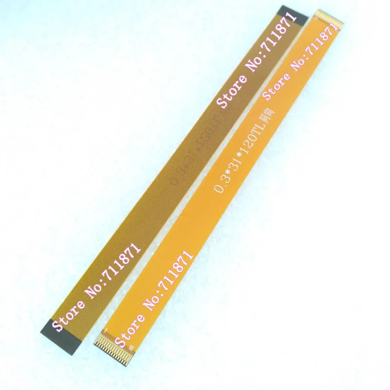 Gold plated 12cm 0.3 Pitch 31P FPC Cable 120mm Spacing 0.3mm 31Pin FFC Cable 0.12M 0.3mm Pitch 31 Pin FFC FPC Line