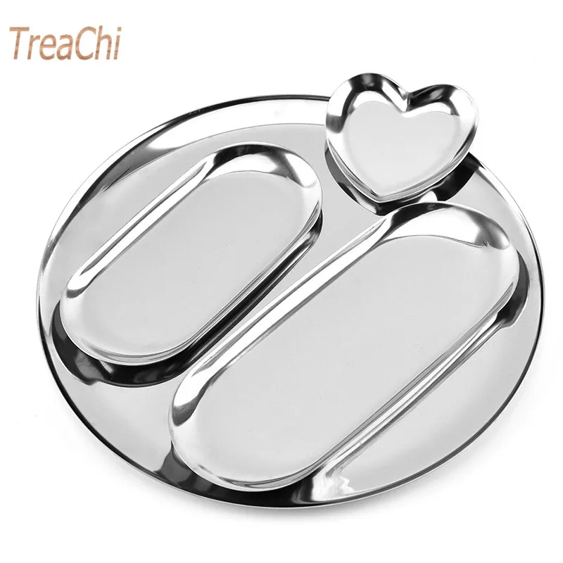 Fashion Style Stainless Steel Tray Jewelry Storage Tray Fruit Candy Plate Photography Props Home Desk Decoration