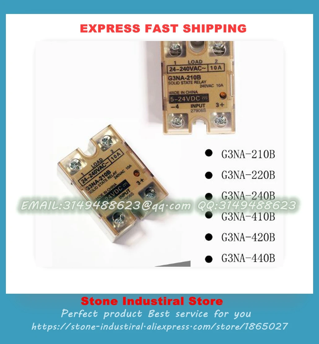 New Original Solid State Relay G3NA-D210B DC5-24V G3NA-210B G3NA-220B G3NA-225B G3NA-240B G3NA-420B G3NA-440B