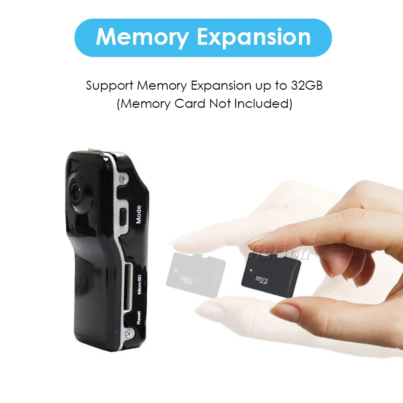 MD80 Mini Camera Hd Bewegingsdetectie Dv Dvr Video Recorder Security Cam Monitor Camcorders