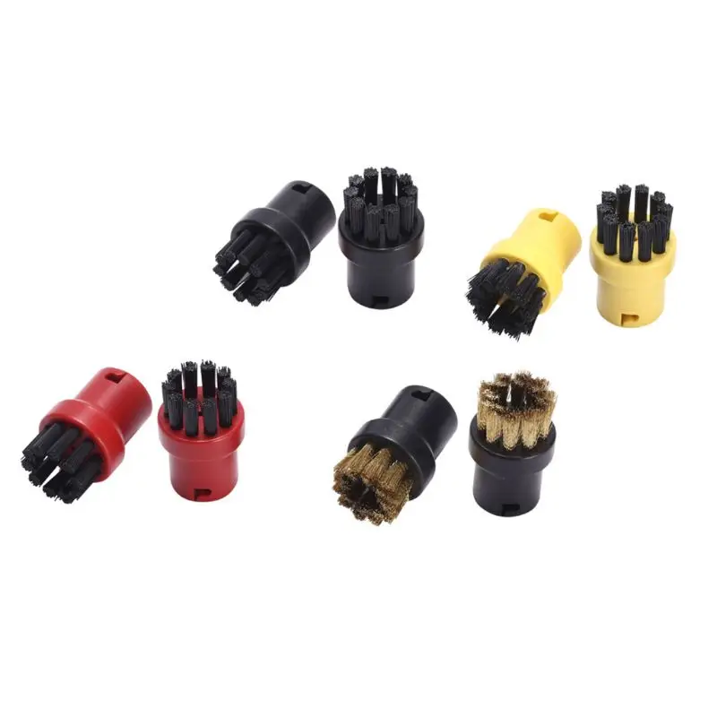 2 Cái/bộ Hơi Nước Vệ Sinh Bàn Chải Tròn Nhỏ Dành Cho Bút Karcher SC1 SC2 SC3 SC4 SC5 SC7 CTK10 Nhà Bụi Thay Thế loại Bỏ