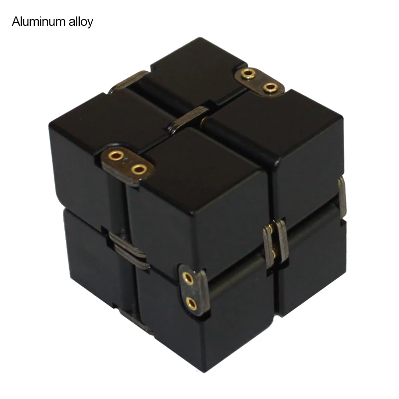 

Aluminum Alloy Infinity Cube Fidget Cube Toy for Children Fidget Finger Anti Stress Killing Time Fidget Toys Infinite Cube