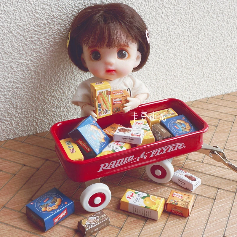 6PCS/Lot Dollhouse Miniature 1:12 Food Mold for Blyth Barbies OB11 BJD Doll House Decor DIY Kitchen Toys