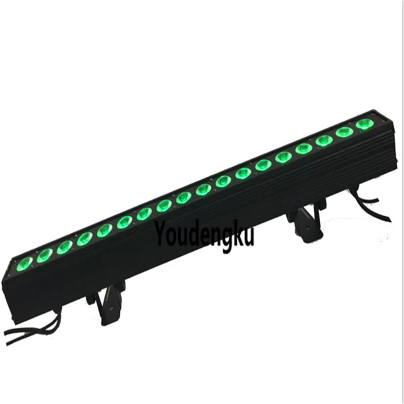 

4 pieces 18x10w 4in1 led dj wall dmx512 rgbw wallwasher indoor led wall washer stage wedding disco light