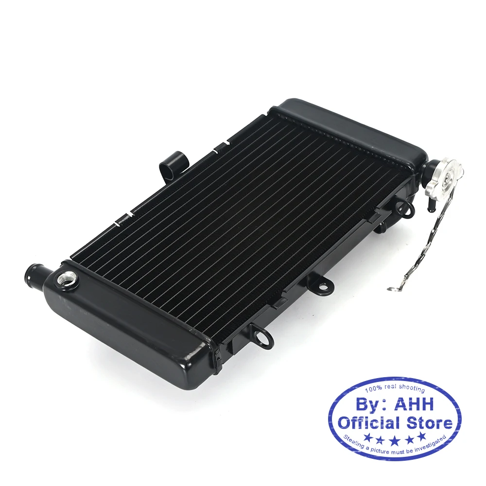 AHH Motorcycle Aluminium Black Radiator Cooler Cooling Water Tank For HONDA CBR250 MC22 CBR250RR NC22 CBR 250 RR MC19 MC 19 22