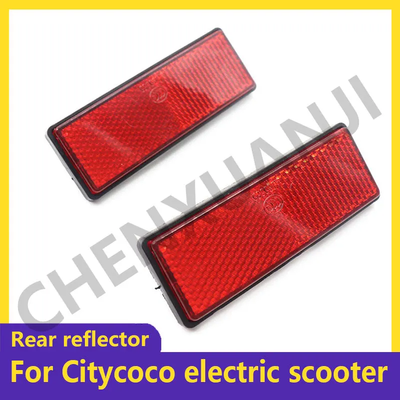 Segurança retangular Mark Signal Strip, posição traseira para Citycoco, bicicleta elétrica, Scooter, alta qualidade
