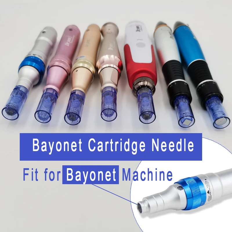 10/20/50Pcs Derma Pen Needle Cartridge Microneedling Machine Bayonet Dr Pen A6 A1 M5 M7 N2 E30 Replace Stamp 9 12 36 42 Pin Nano