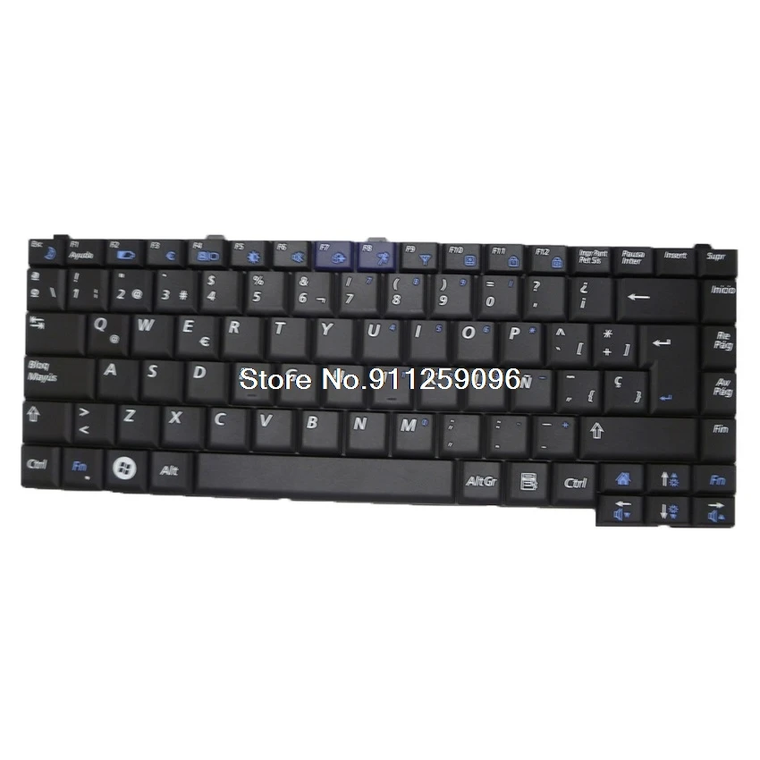 

Laptop Keyboard For Samsung Q310 Q308 Spain SP V072260CK1 BA59-02255J Black New