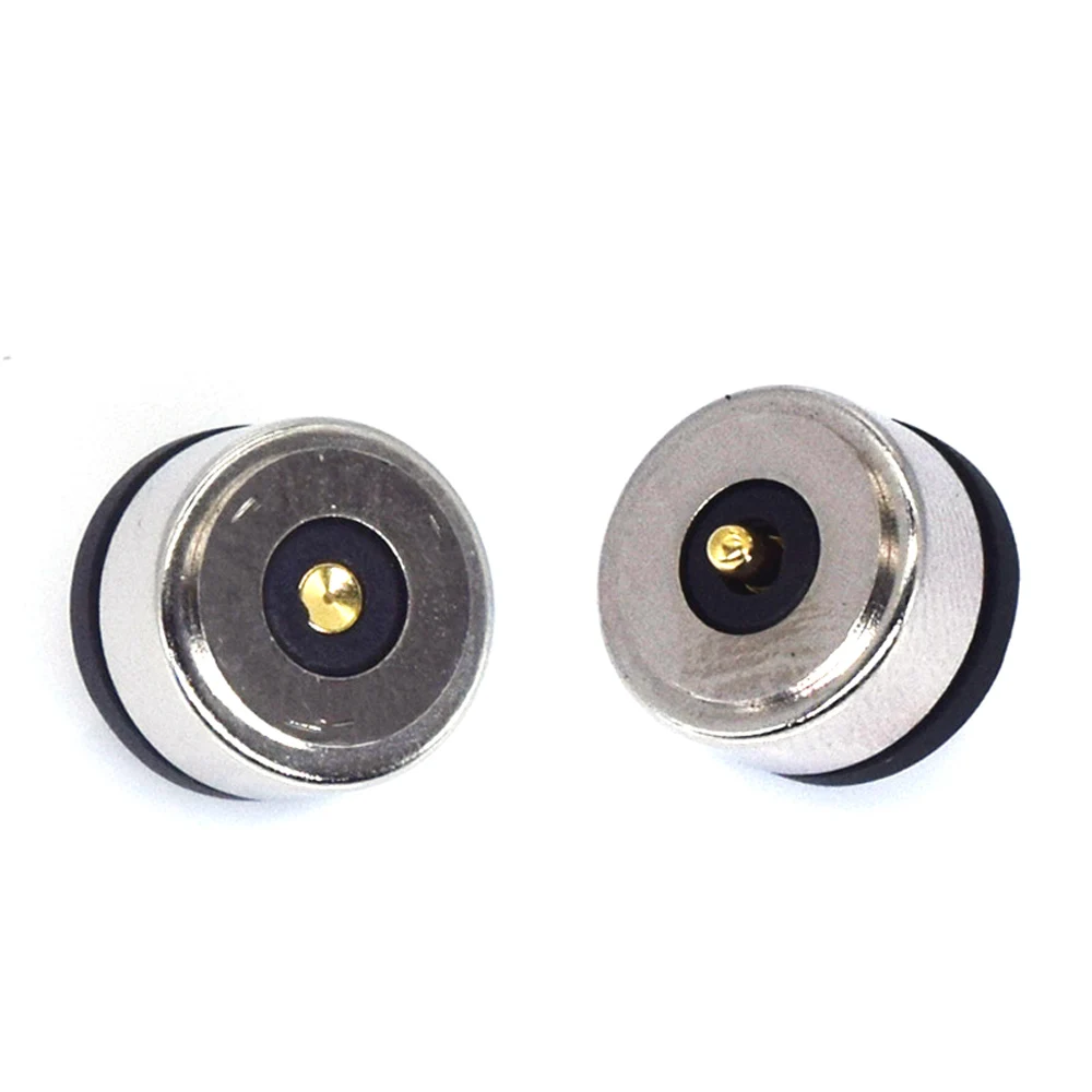 6er-Set 10A Hochstrom 2-Pin Runder Magnet-Saugfeder-Pogo-Pin-Steckverbinder Männlich-Weiblich-Sonde DC-Stromlade-Magnetstecker – Detail 2