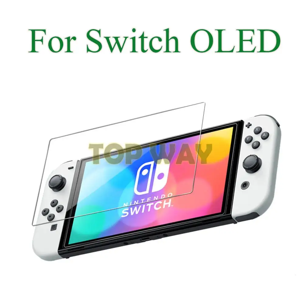 30PCS Tempered Glass 9H HD Screen Protector Film for Nintendo Switch OLED Screen Protector For Switch OLED Game Accessories