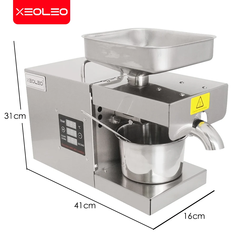 XEOLEO oil press 700W Oil press machine pressing Peanut/Flaxseed/Rapeseed machine For Home Kitchen & Commercial