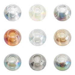 50Pcs/Lot Austrian Crystal Beads 8x10mm Glass Round Beads With Big Hole For DIY Making Jewelry Bracelets Accessories