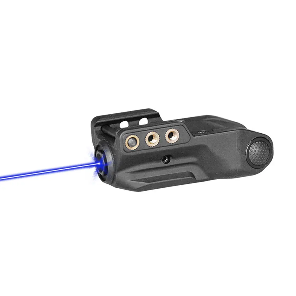 Mira Glock Pistol Laser with Charging Cable, Rechargeable Blue Laser Sight, Low Profile Smart Sensor, L9-BT