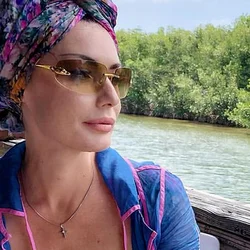 2024 New Luxury Brand Alloy Rimless Leopard Sunglasses For Women Vintage Gradient Square Sun Glasses Men Retro Uv400 Pilot Shade