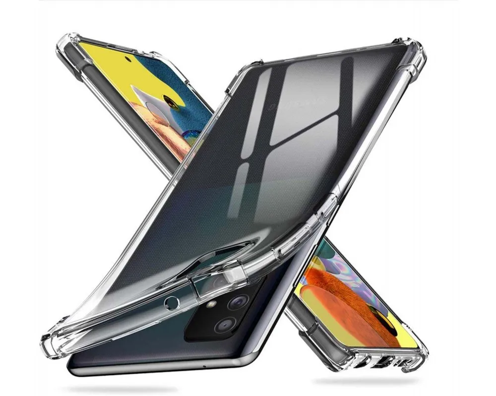 Transparent Anti-Shock Tpu Gel case for Samsung Galaxy A51 5G