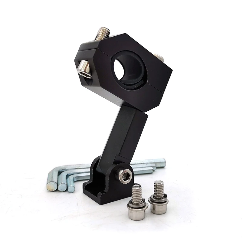 Motorcycle Headlight Spot Light Handlebar Fork Mounting Bracket Clamps For 20-26mm Tube Fork