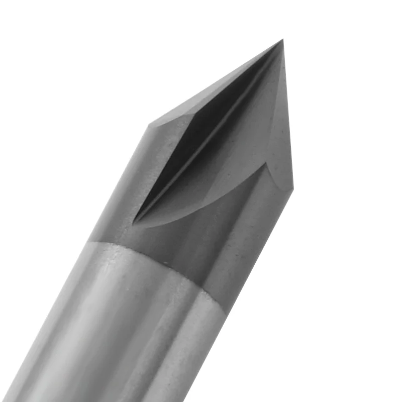 1PC Tungsten Steel Chamfering Milling Cutter Endmill 60 90 120 Degree Coated 3 Flute Milling Tools Carbide Chamfer End Mills