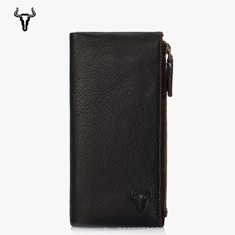 

Fashion Long Wallet Men's Multi-card Position Double Zipper Mobile Phone Bag Large Capacity Card Holder Hasp Coin Purses