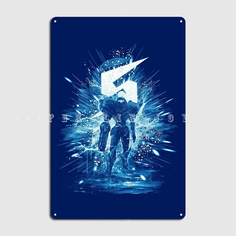 Samus Storms Metal Sign Cinema Garage Garage Club Printing Garage Decoration Tin Sign Poster