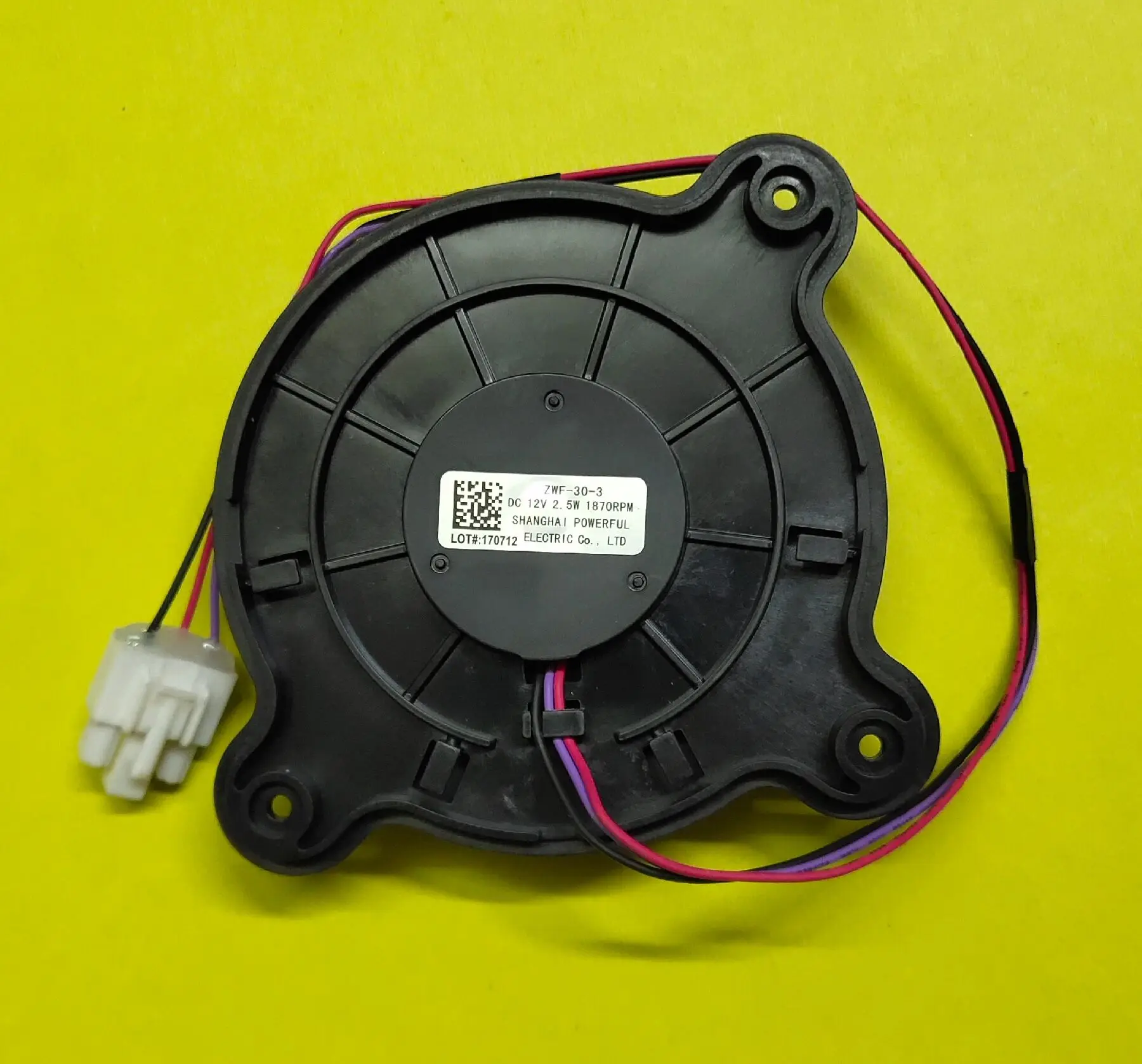 

New Original ZWF-30-3 DC12V 2.5W 1870RPM Black for efrigerator cooling fan