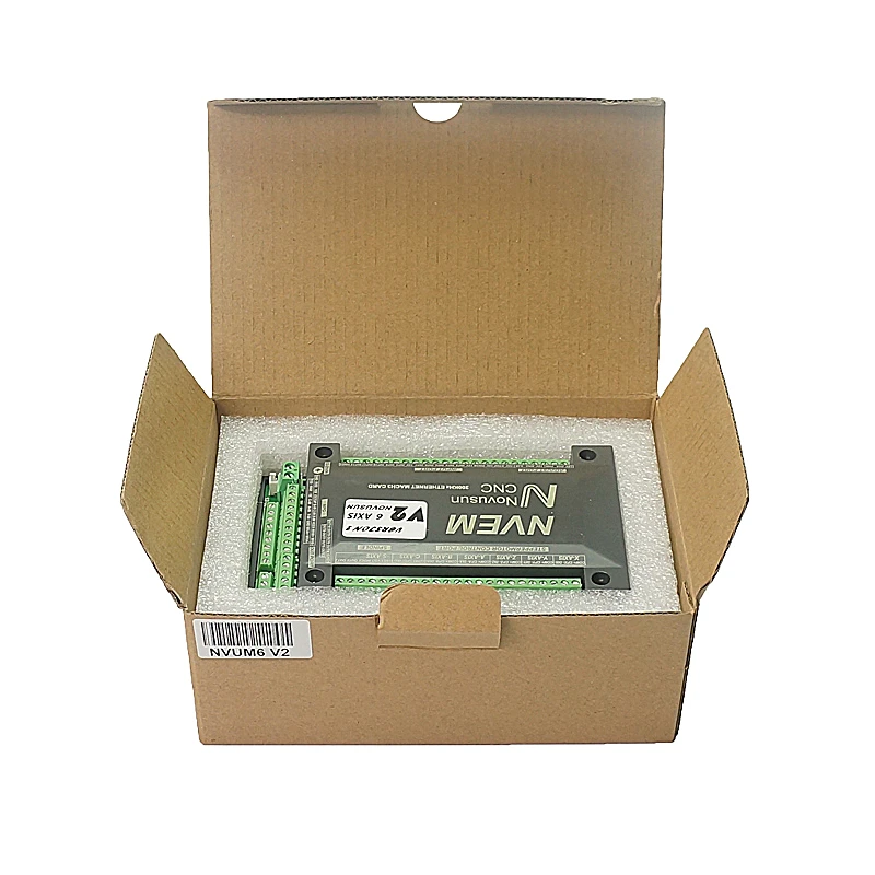 Tarjeta controladora USB NVUM V2 Mach3 de 6 ejes, placa de ruptura de 200KHz para máquina grabadora CNC, enrutador de madera