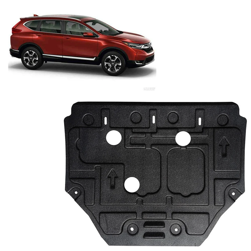 For Honda CRV 2017 2018 Under Engine Guard Board Splash Shield Mud Fender Plate Cover Black Car Mudflap Protector Mudguard Flap