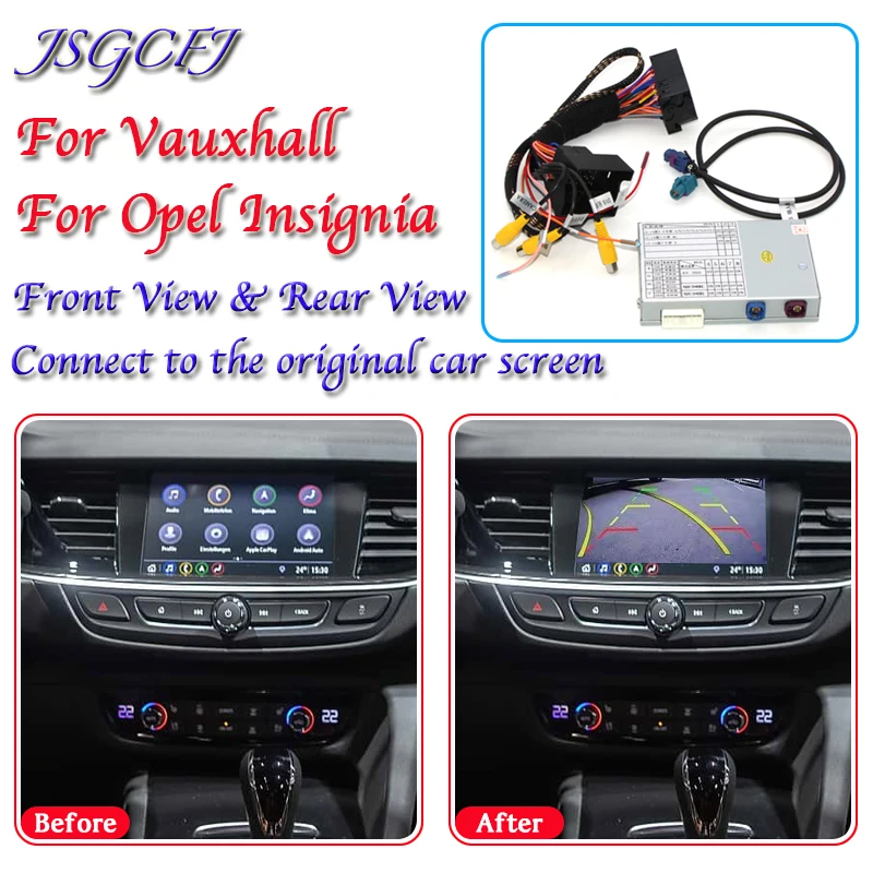 For Opel For Vauxhall Insignia 2008~2021 Rear View Camera Adapter Reversing Parking Original Screen Upgrading CAM Module Decoder