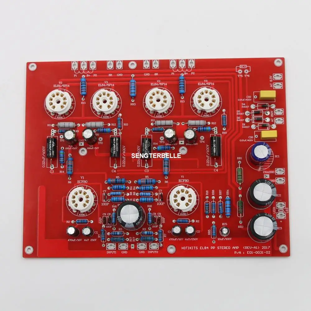 

Completed Hifi EL84 Stereo Push-Pull Amplifier Board / Kit Classic Tube Preamplifier Board