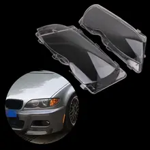 BMW E46 Headlight Lens Cover 2pcs #4