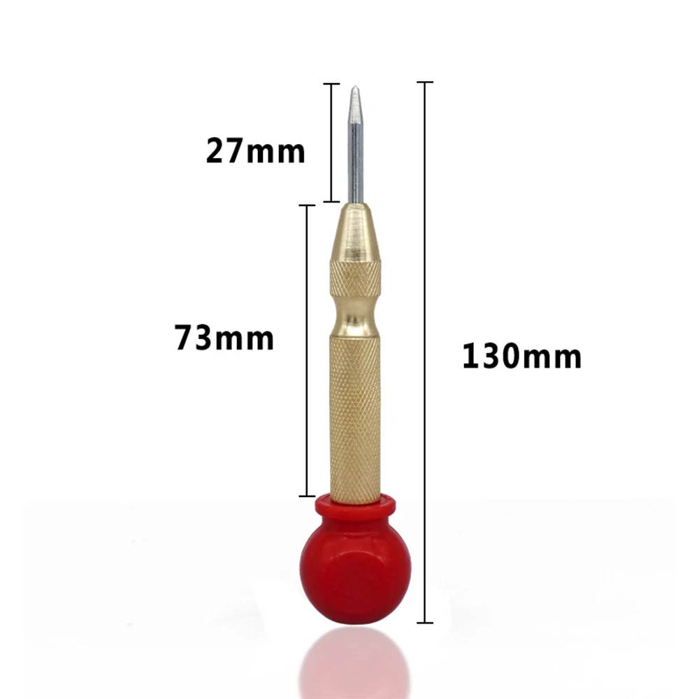 1pc 130mm Automatic Center Punch Drill Bit Spring Loaded for Marking Starting Hole  Pin   