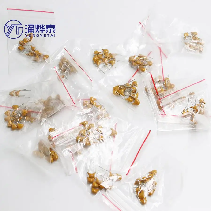 TAI 18values*10pcs =180pcs Monolithic Ceramic Capacitor 20pF~1uF,ceramic capacitor Assorted Kit