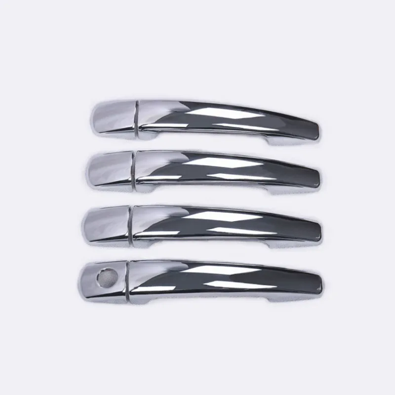 FUNDUOO FOR CITROEN C4 C4 PICASSO C6 PEUGEOT 207 308 407 CHROME Carbon Fiber DOOR HANDLE COVER TRIM CAR STYLING ACCESSORIES