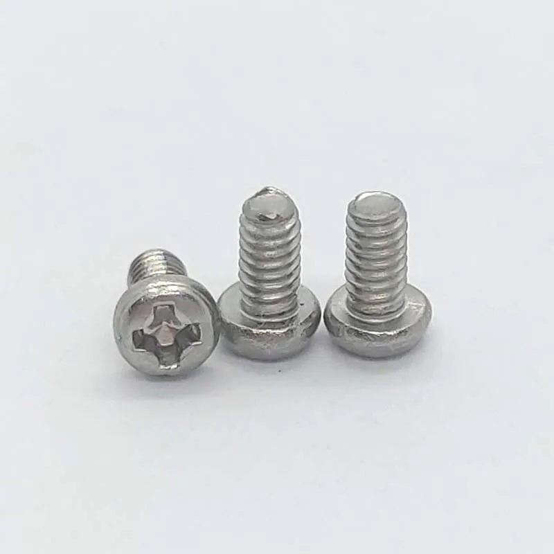 【M2*4】304 Stainless steel Cross Phillips Pan Head Screw Round Bolt small screw