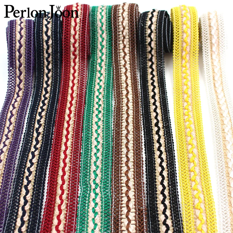 5 Yards Wide 28mm High Quality Hmong Hollow Woven Lace Skirt Robe Clothing Home Decoration Lace Webbing Strap Gimp Trim ZD0307