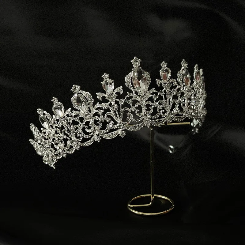 Jeweled Crowns Beautiful Headpiece Wedding Crown Wedding Tiaras Hair Accessories for Prom Birthday Costume Party LL@17