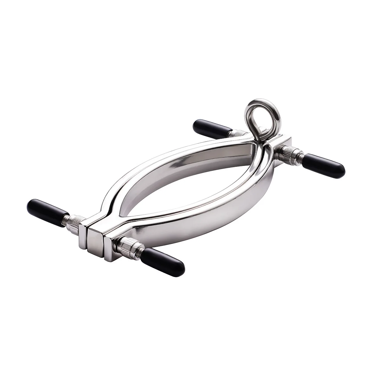 Bdsm Bondage Flirting Sex Toys of Adjustable Stainless Steel Clitoris Labia Clamp for Adults Games to Vagina Opener Stimulator