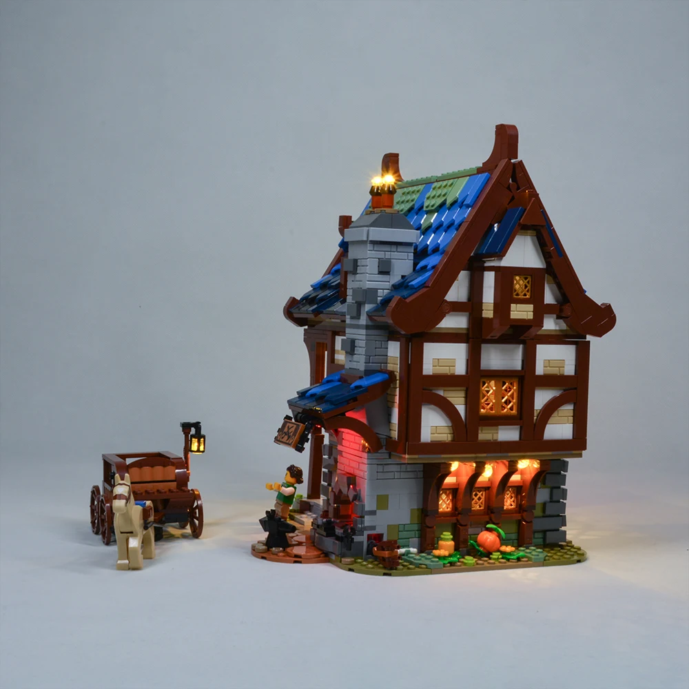 EASYLITE LED Light Set For 21325 Medieval Blacksmith DIY Toy Kit Only Lighting Kit Not Include The Model