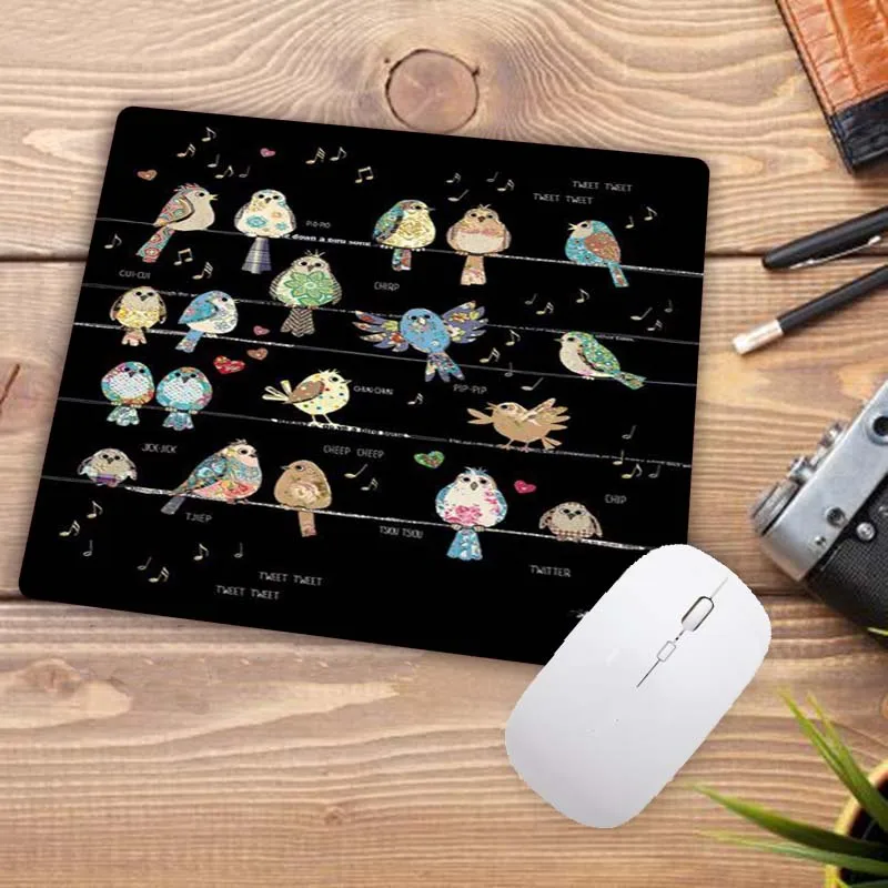 Xgz Personalized Funny Owl Animal Computer Keyboard Mousepad Home and Office Desk Gming Mouse Pad Size 22x18cm Promotion