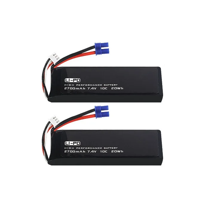 Batería Original de 7,4 V, 2700mAh, 10C, Cargador USB para H501S, H501A, H501M, H501C, X4, RC Quadcopter, piezas de repuesto, H501S-14