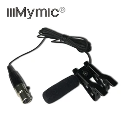 Long range Sound-absorbing !! Professional Lavalier Lapel Microphone Condenser Mic for Shure Wireless Transmitter 4 Pin XLR TA4F